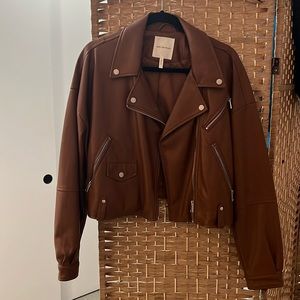 Avec Les Filles Leather Jacket